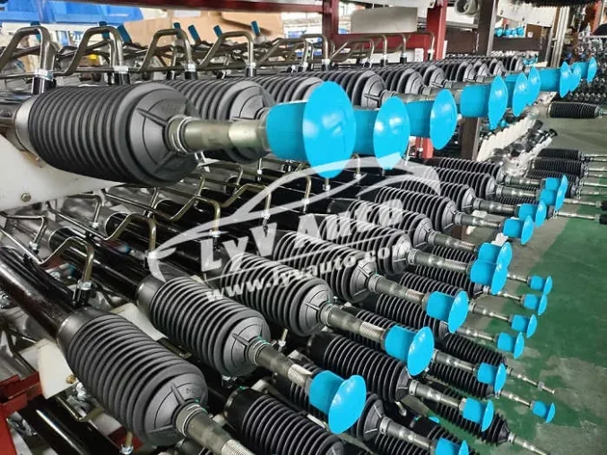 Finished steering rack in LYV AUTO factory Well-finished steering rack in LYV AUTO workshop