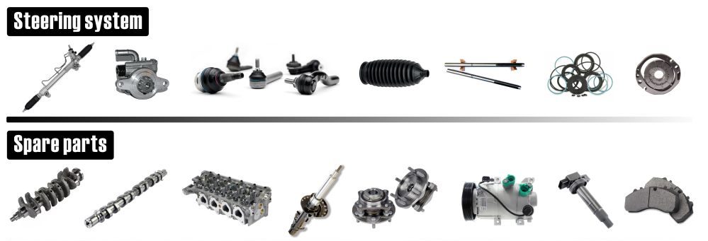 LYV AUTO has expanded product lines from steering system to spare parts like automatic transmissions, cylinder heads, crankshafts, engine parts, etc.